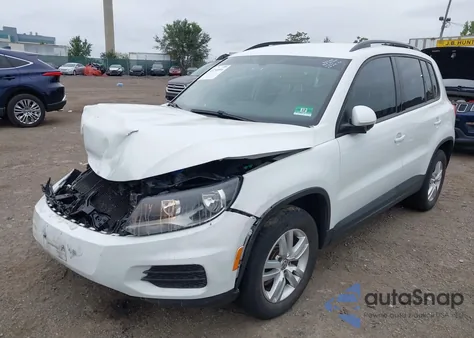 2016 Volkswagen Tiguan S from USA, damaged, VIN WVGBV7AX1GW583213